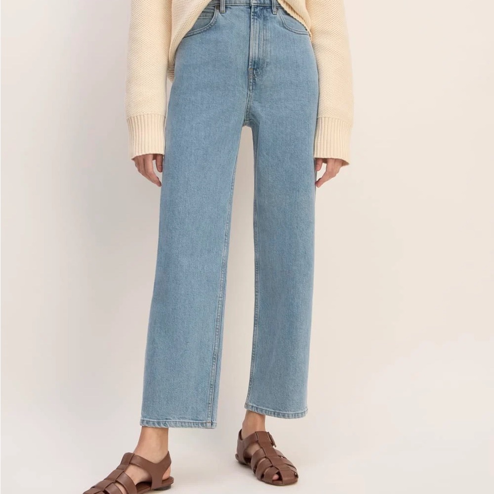 Everlane Way High Jeans in Light Indigo